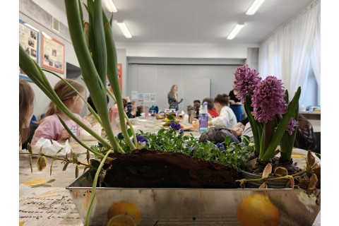 Warsztaty edukacyjno-przyrodnicze dla dzieci „Tajemnica kolorowych roślin”