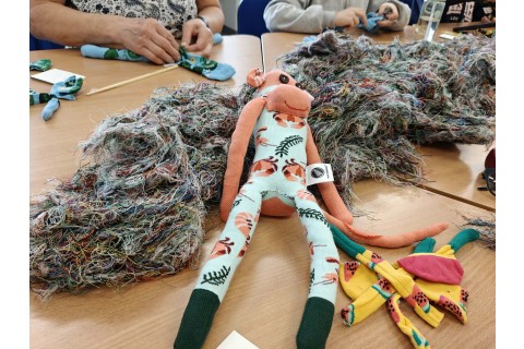 Charytatywna akcja szycia małpek