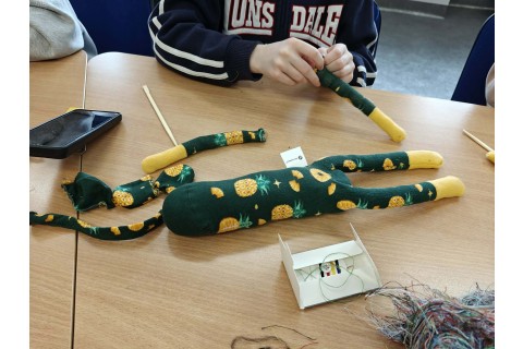 Charytatywna akcja szycia małpek