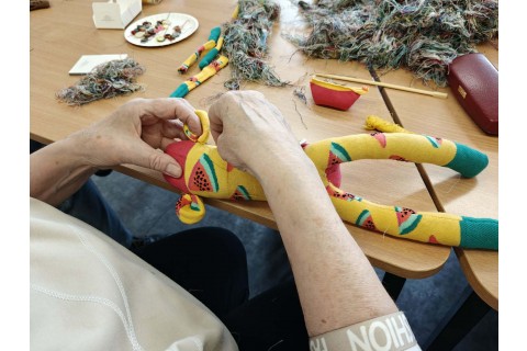 Charytatywna akcja szycia małpek