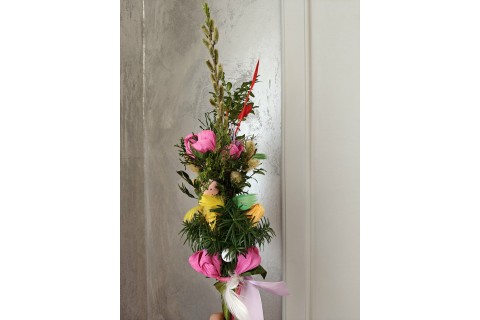 Warsztaty kreatywne dla seniorów - palma wielkanocna