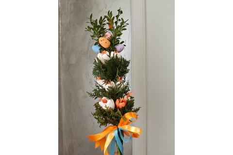 Warsztaty kreatywne dla seniorów - palma wielkanocna