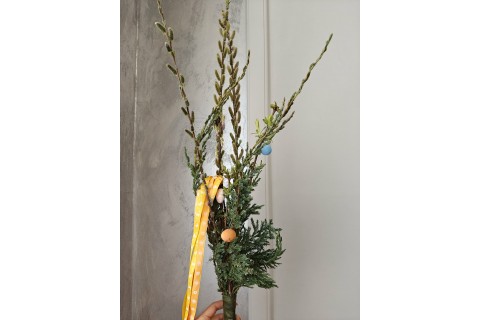 Warsztaty kreatywne dla seniorów - palma wielkanocna