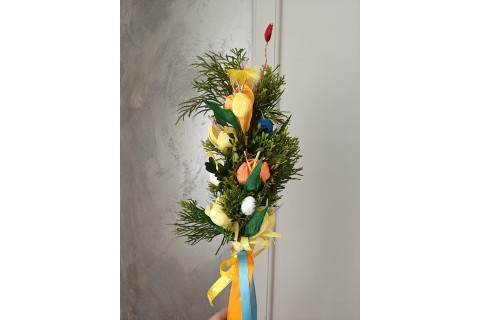 Warsztaty kreatywne dla seniorów - palma wielkanocna