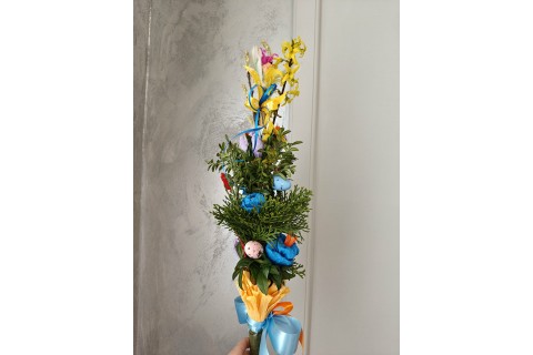 Warsztaty kreatywne dla seniorów - palma wielkanocna