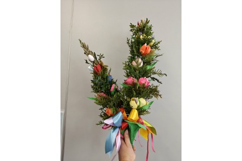 Warsztaty kreatywne dla seniorów - palma wielkanocna