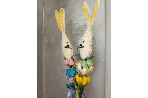 Warsztaty kreatywne dla seniorów - palma wielkanocna