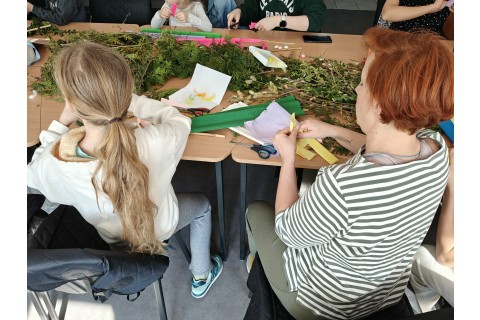 Warsztaty kreatywne dla rodziców z dziećmi 6+ Palmy wielkanocne