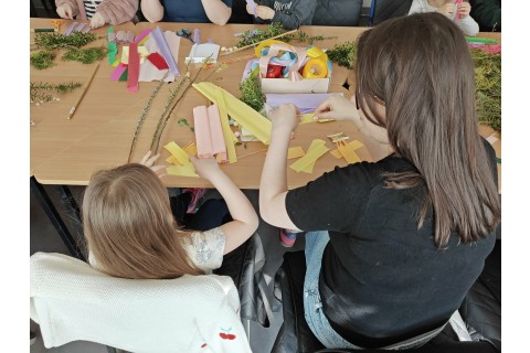 Warsztaty kreatywne dla rodziców z dziećmi 6+ Palmy wielkanocne