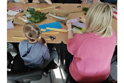 Warsztaty kreatywne dla rodziców z dziećmi 6+ Palmy wielkanocne