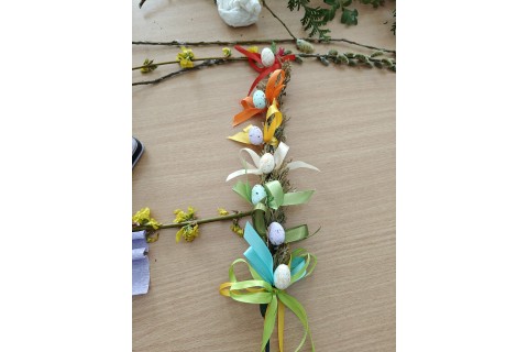 Warsztaty kreatywne dla rodziców z dziećmi 6+ Palmy wielkanocne