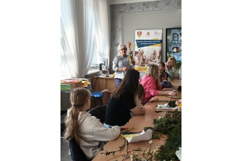 Warsztaty kreatywne dla rodziców z dziećmi 6+ Palmy wielkanocne