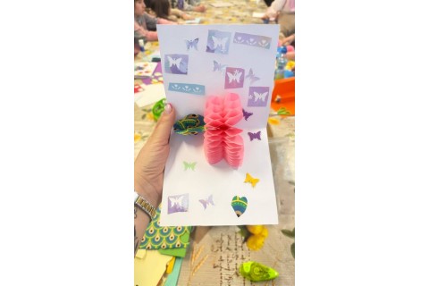 Warsztaty kreatywne dla dzieci 8+ Kartki 3D