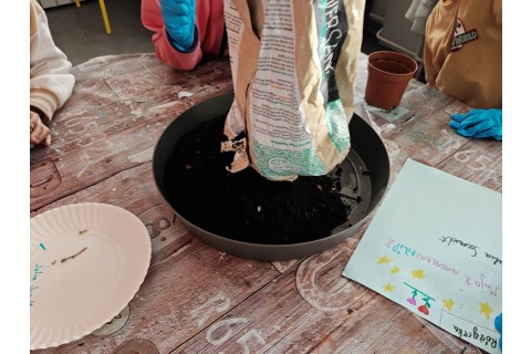 Warsztaty edukacyjno-przyrodnicze dla dzieci „Zielona baza małego ogrodnika”