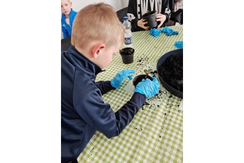 Warsztaty edukacyjno-przyrodnicze dla dzieci „Zielona baza małego ogrodnika”