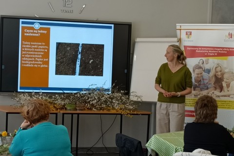 Warsztaty hortiterapeutyczne dla seniorów „Zielona równowaga”