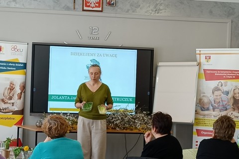 Warsztaty hortiterapeutyczne dla seniorów „Zielona równowaga”