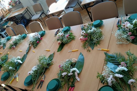 Warsztaty florystyczne dla dorosłych - Wiosenna kompozycja na stół