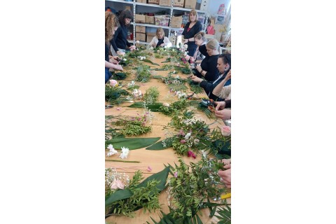 Warsztaty florystyczne dla dorosłych - Wiosenna kompozycja na stół