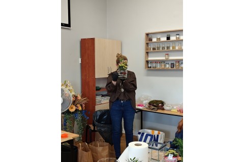 Warsztaty florystyczne dla seniorów - Las w szkle