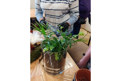 Warsztaty florystyczne dla seniorów - Las w szkle