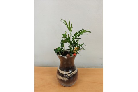 Warsztaty florystyczne dla seniorów - Las w szkle