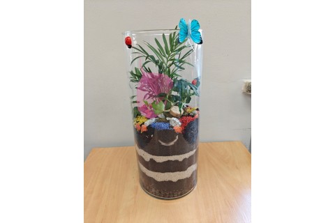 Warsztaty florystyczne dla seniorów - Las w szkle