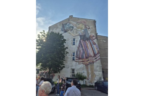 Spacer rodzinny po Białymstoku - Śródmiejskie murale
