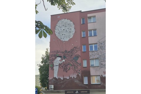 Spacer rodzinny po Białymstoku - Śródmiejskie murale