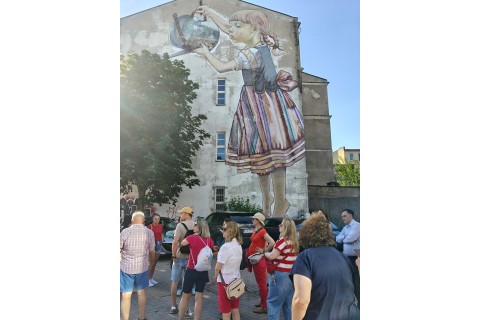 Spacer rodzinny po Białymstoku - Śródmiejskie murale