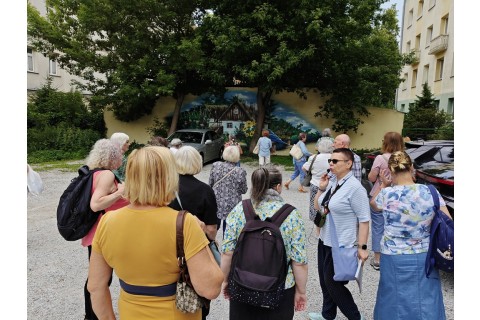 Spacer Seniorów po Białymstoku - Śródmiejskie murale