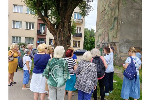 Spacer Seniorów po Białymstoku - Śródmiejskie murale