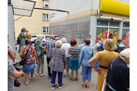 Spacer Seniorów po Białymstoku - Śródmiejskie murale