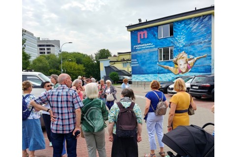 Spacer Seniorów po Białymstoku - Śródmiejskie murale
