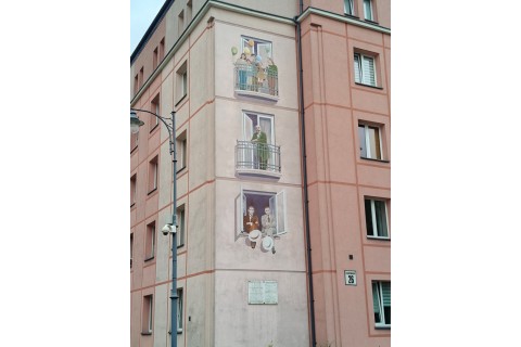 Spacer Seniorów po Białymstoku - Śródmiejskie murale