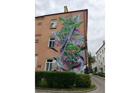 Spacer Seniorów po Białymstoku - Śródmiejskie murale