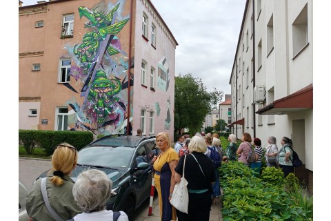 Spacer Seniorów po Białymstoku - Śródmiejskie murale