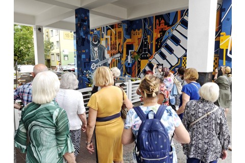 Spacer Seniorów po Białymstoku - Śródmiejskie murale