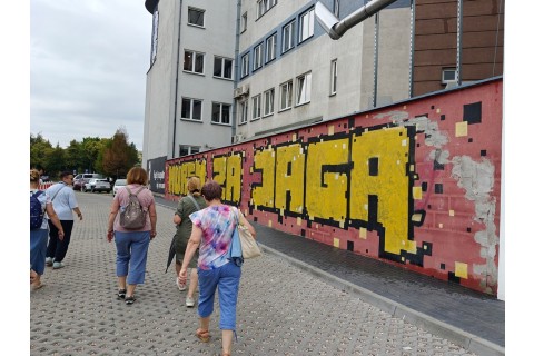 Spacer Seniorów po Białymstoku - Śródmiejskie murale