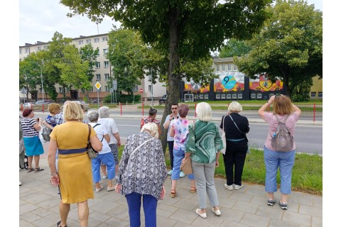 Spacer Seniorów po Białymstoku - Śródmiejskie murale