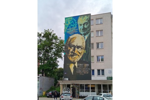 Spacer Seniorów po Białymstoku - Śródmiejskie murale