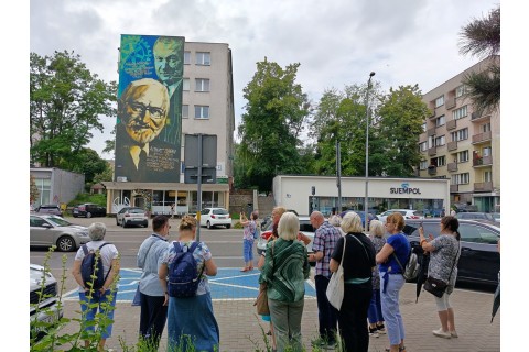 Spacer Seniorów po Białymstoku - Śródmiejskie murale