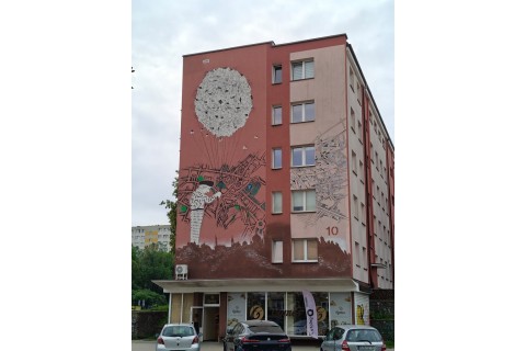 Spacer Seniorów po Białymstoku - Śródmiejskie murale