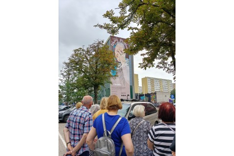 Spacer Seniorów po Białymstoku - Śródmiejskie murale