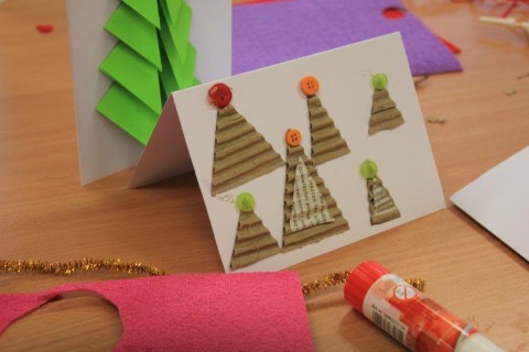 Warsztaty tworzenia kartek świątecznych