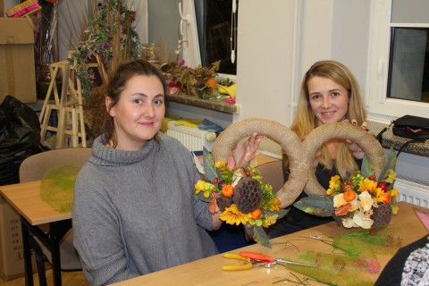 Warsztaty florystyczne dla dorosłych i młodzieży - jesienna dekoracja