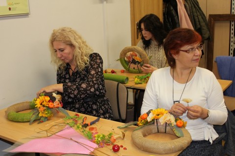 Warsztaty florystyczne dla dorosłych i młodzieży - jesienna dekoracja