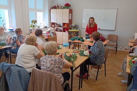 Warsztaty florystyczne dla seniorów