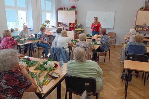 Warsztaty florystyczne dla seniorów