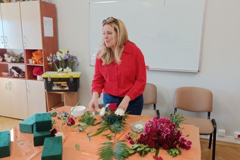 Warsztaty florystyczne dla seniorów
